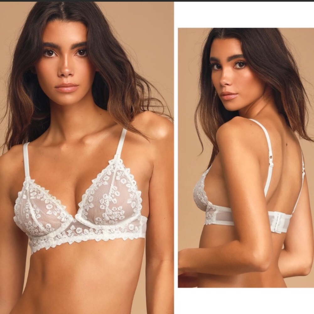✨NEW Free People Veronica Underwire Bra in Lovely White Absolutely gorgeous! 🤩